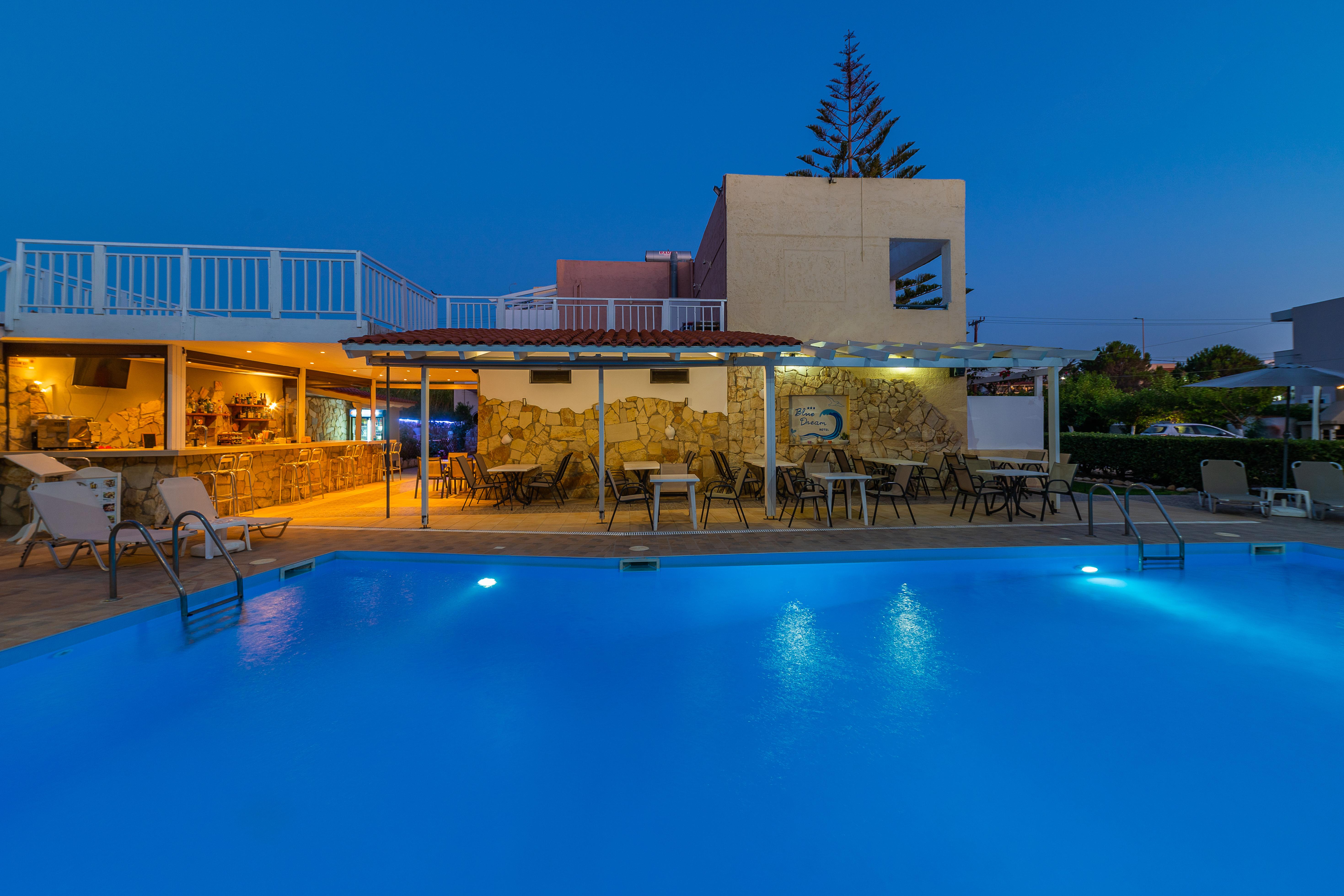 Blue Dream Hotel Stavromenos  Exterior foto