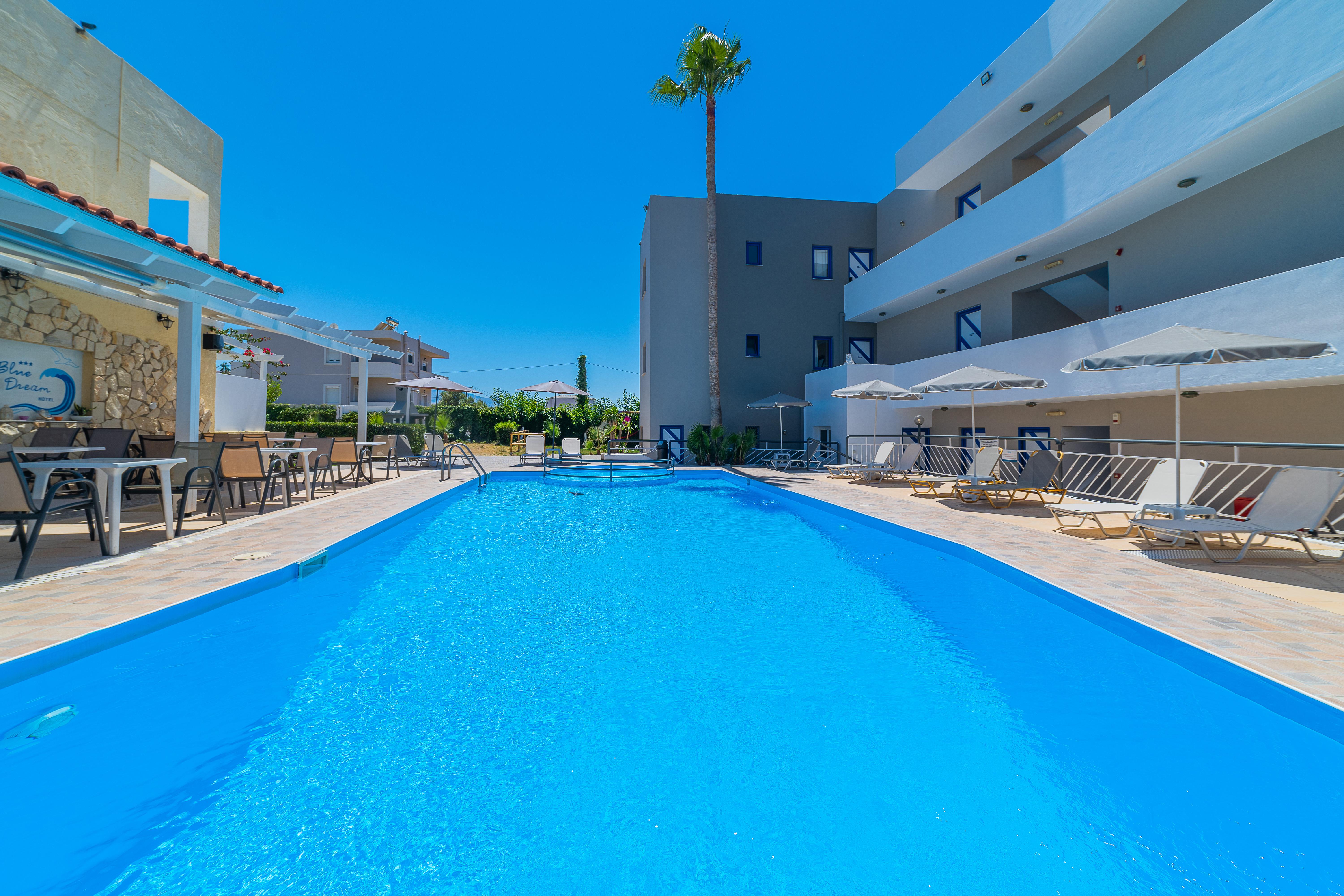 Blue Dream Hotel Stavromenos  Exterior foto